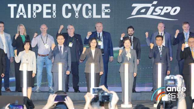 台北國際自行車展今天開展，大會以韌性供應鏈、數位鏈結等爲主軸。(鉅亨網記者張欽發攝)