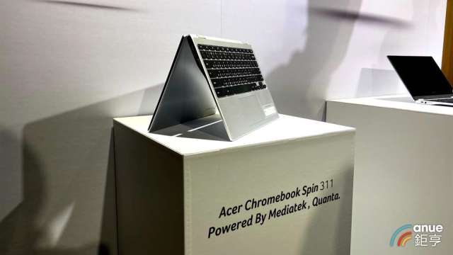 宏碁Chromebook報捷，2月位居美國市場第一。(鉅亨網資料照)