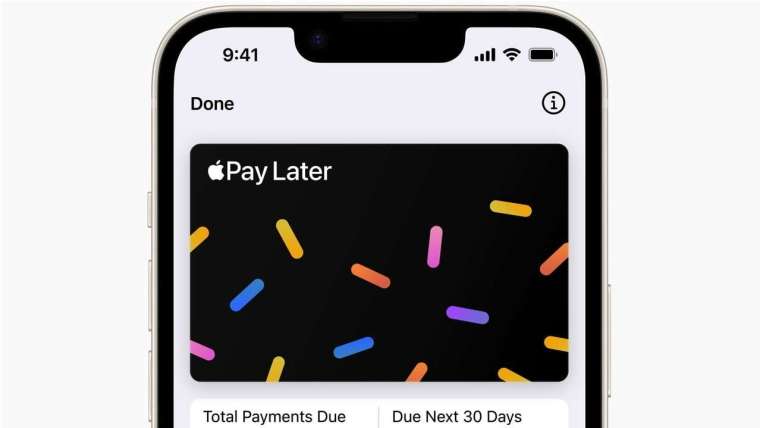 蘋果先買後付服務 (Apple Pay Later) 週二率先在美國上路 (圖片：翻攝 appleinsider)