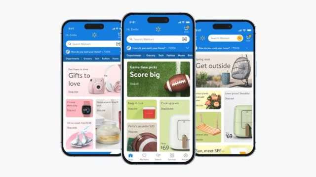 沃爾瑪更新官網及App面貌。（圖：沃爾瑪）