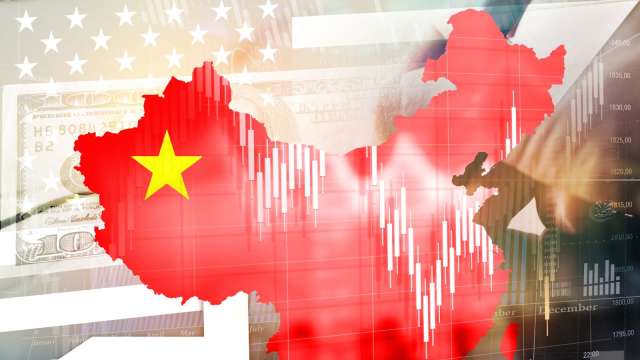 外部需求減弱會加重中國出口壓力，外部市場波動也會影響中國股債市。（圖：Shutterstock）