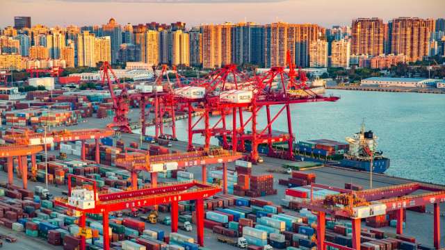 中國4月出口成長放緩至8.5% 。（圖：Shutterstock）