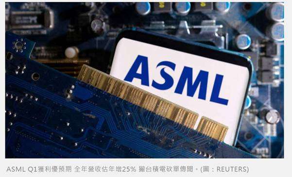 (圖四：小得偉大的ASML，聚焦於曝光機研發、製造，鉅亨網)