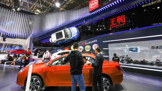 中國5月新能源車銷售成績單出爐，比亞迪銷量衝上歷史新高。（圖：Shutterstock）