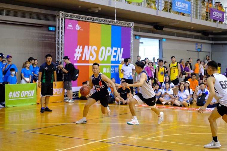 南山人壽舉辦「NS OPEN南山公開賽」，籃球三對三火熱開打。
