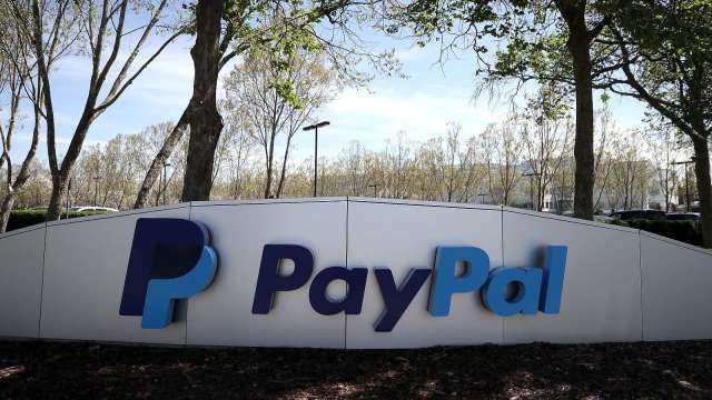 业界竞争升温 利润持续缩水 PayPal连4跌 遭砍评级、目标价 (图片:AFP)(photo:CnYes)