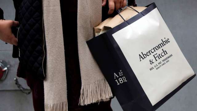 Abercrombie & Fitch调升全年销售财测。（图：REUTERS/TPG）(photo:CnYes)