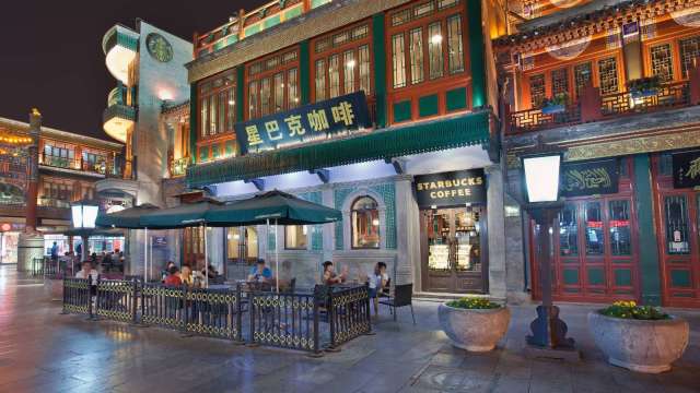 星巴克走進中國十八線小城。（圖：Shutterstock）