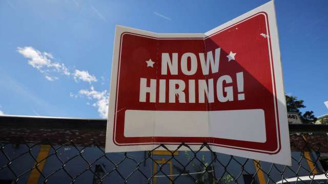 美上周初領失業金人數降至21.6萬 創7個月新低(圖：REUTERS/TPG)