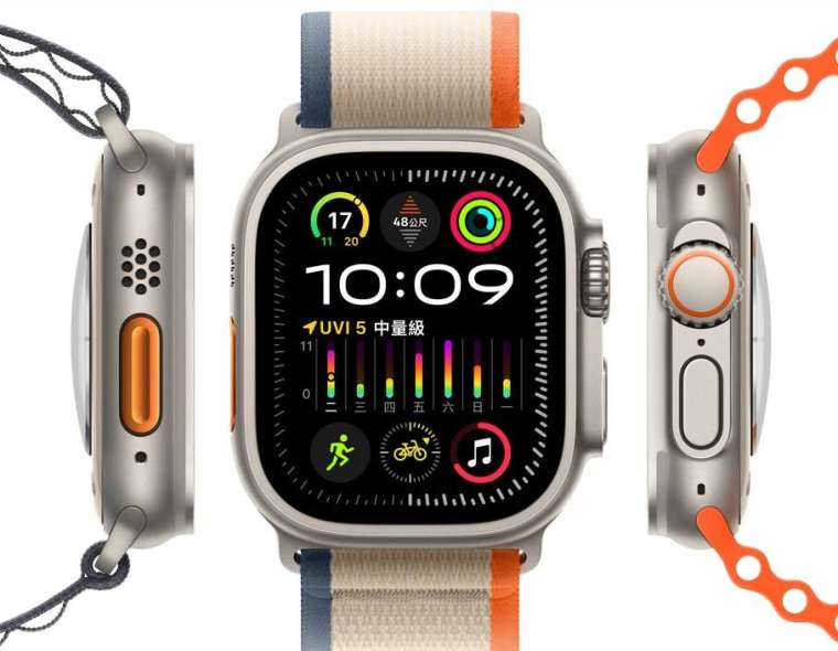 蘋果Apple Watch Ultra 2。(圖：蘋果)