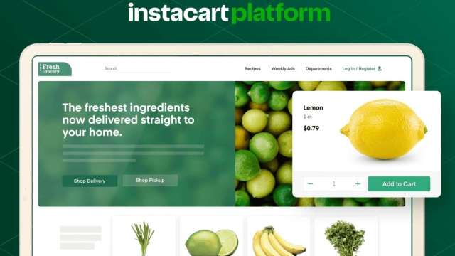 Arm成功上市後 Instacart提高IPO目標價 (圖片：翻攝Instacart官網)