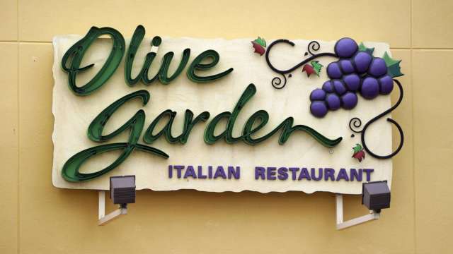 Olive Garden母公司達頓餐廳上季業績超過預期。（圖：REUTERS/TPG）