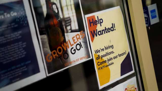 美上周初领失业金人数报20.9万 连续第四周低于21万人(图：REUTERS/TPG)(photo:CnYes)