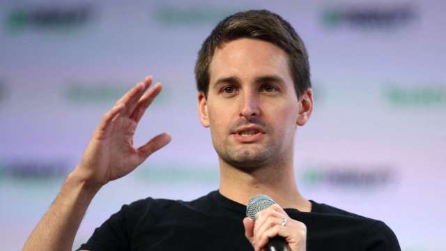 Snap共同創辦人兼執行長Evan Spiegel (圖：Afp)