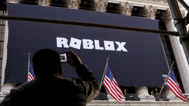 〈財報〉Roblox第三季業績報喜 早盤股價飆逾18%(圖：REUTERS/TPG)