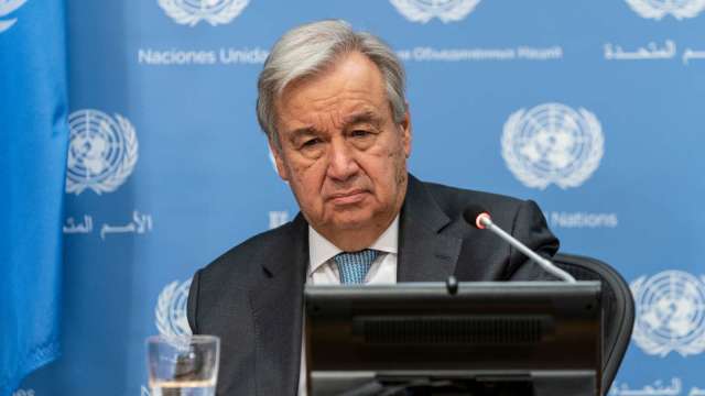 聯合國秘書長 Antonio Guterres。（圖：Shutterstock）