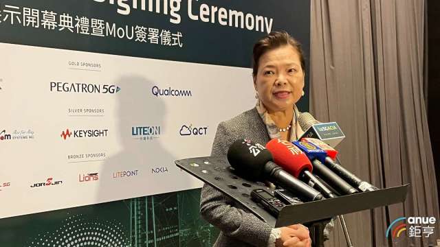 經濟部長王美花回應德國補助影響台積電設廠一事。(鉅亨網記者劉玟妤攝)