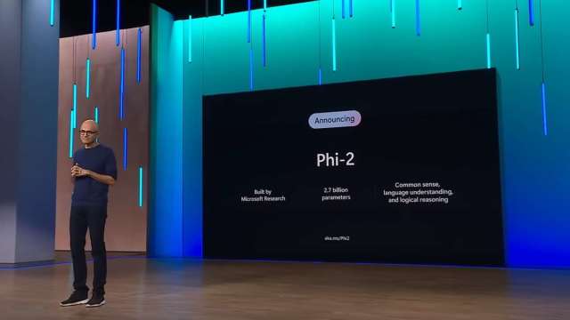 微軟發布AI語言模型Phi-2評估 效能擊敗Llama 2、Gemini Nano 2(圖片：微軟)