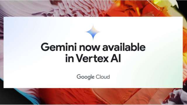 Google最新AI模型Gemini，登陸Vertex AI。(圖：擷取自Google)