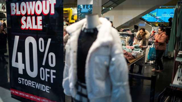 美国年底购物季零售额仅成长3.1% 不及去年同期(图：REUTERS/TPG)(photo:CnYes)