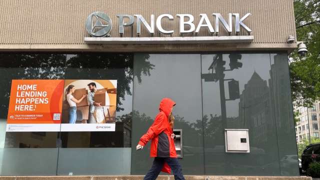 PNC Financial上季獲利下滑。（圖：REUTERS/TPG）