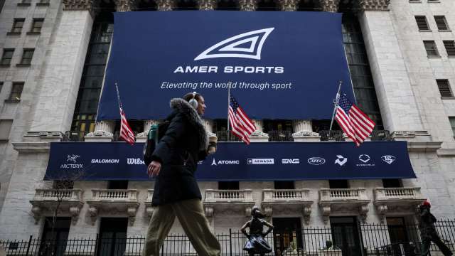 Amer Sport表現不盡理想。（圖：REUTERS/TPG）