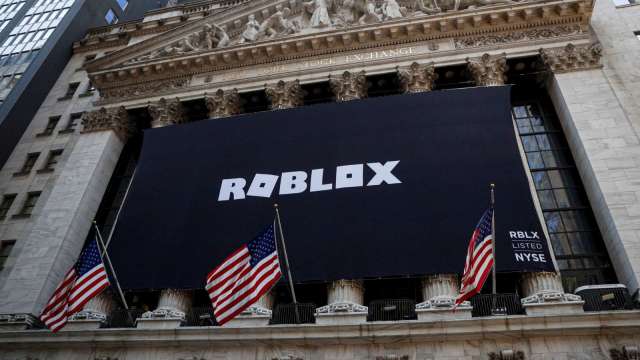 Roblox業績超過預期 發布強勁財測。（圖：REUTERS/TPG）