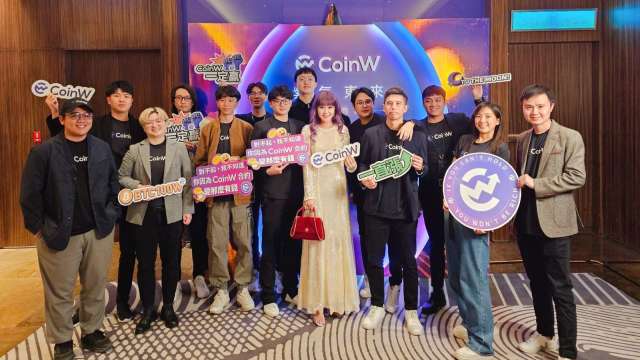 CoinW台灣團隊於現場大合影