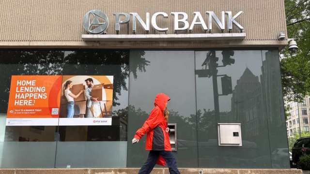 PNC Financial上季獲利大減21%。（圖：REUTERS/TPG）