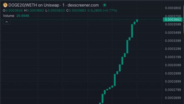 狗狗幣帶動Dogecoin20上市升100%　Doge家族成員Dogeverse熱賣一周預售700萬 (圖：業者提供)