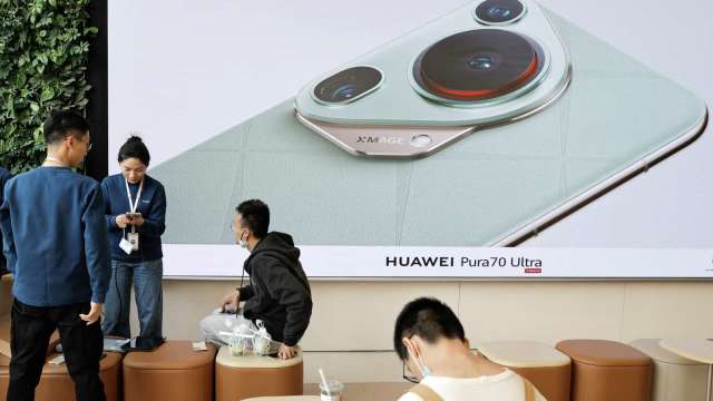 彭博：華為Pura 70機型採用新一代中國自製晶片 (圖:REUTERS/TPG)