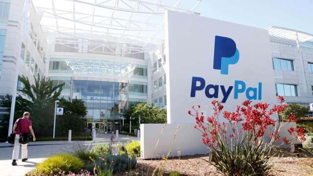 PayPal調升全年獲利財測。（圖：REUTERS/TPG）