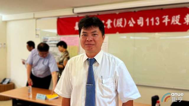 嘉澤董事長朱德祥。(鉅亨網記者彭昱文攝)