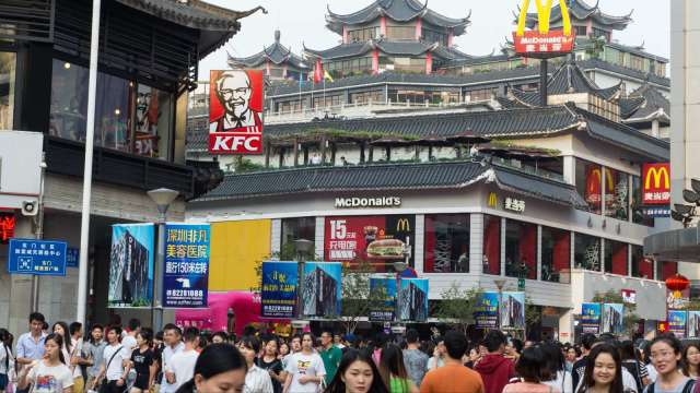 麥當勞KFC等西方速食商遭中國同行步步進逼 急採快速下沉戰略反擊。（圖：Shutterstock）