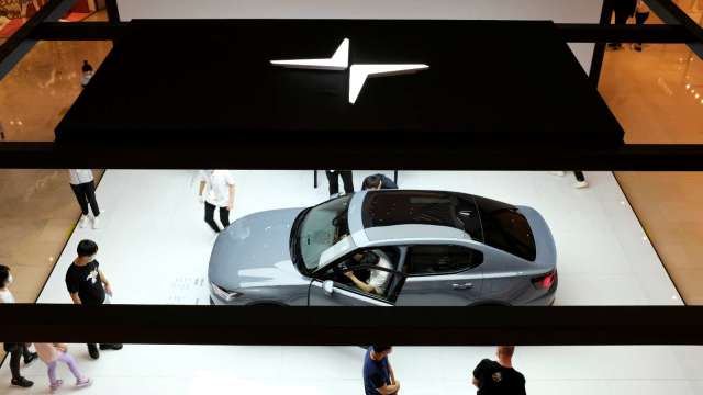 電動車製造商Polestar去年營收下降 虧損擴大。（圖：REUTERS/TPG）