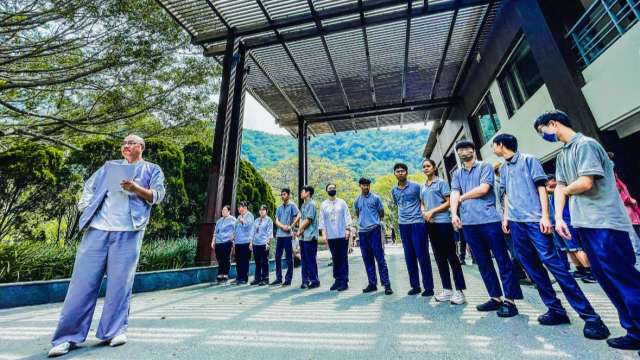 太魯閣晶英強震後設立食宿庇護所。(圖：晶華提供)