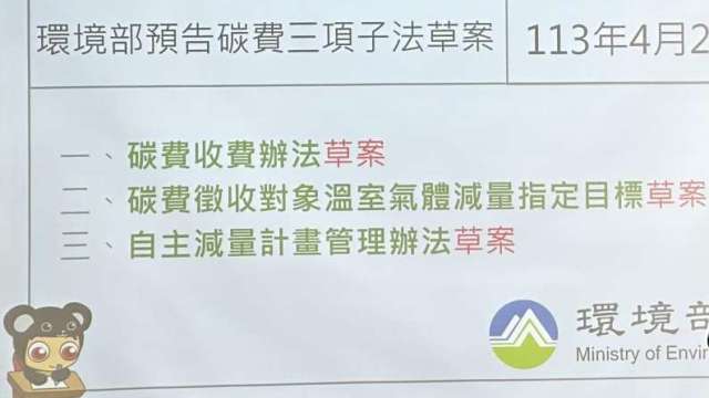 環境部：台灣所繳碳費實屬歐盟CBAM定義有效碳價 可對應扣抵 。（鉅亨網資料照）