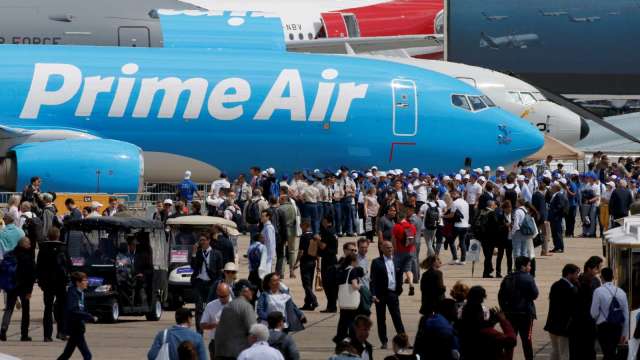 亞馬遜開放航空貨運運力給第三方托運人。（圖：REUTERS/TPG）