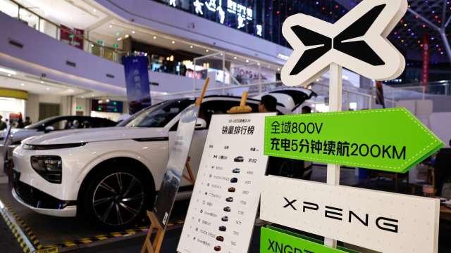 〈財報〉新車款助攻需求成長 小鵬汽車Q4交車展望強勁(圖：REUTERS/TPG)