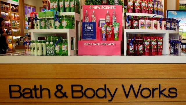 Bath & Body Works預計全年銷售降幅縮小。（圖：REUTERS/TPG）