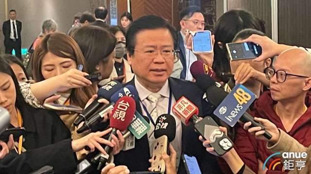 台美21世紀貿易倡議生效，許舒博盼盡快簽署台美FTA。(鉅亨網記者劉玟妤攝)