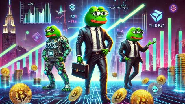 Pepe Unchained狂升700%後　最佳3大青蛙幣：Wall Street Pepe、Pepu、Turbo (圖：業者提供)