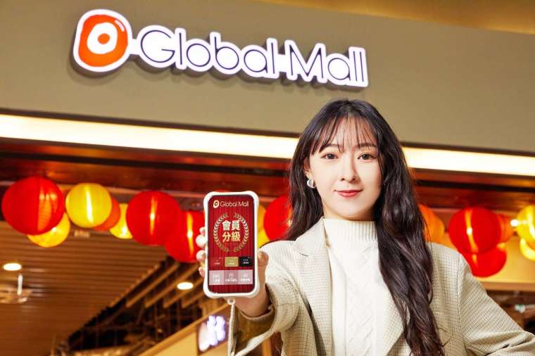 Global Mall會員分級全新登場，春節推會員限定福氣刮刮卡、扣點換星級住宿券。(圖：Global Mall提供)