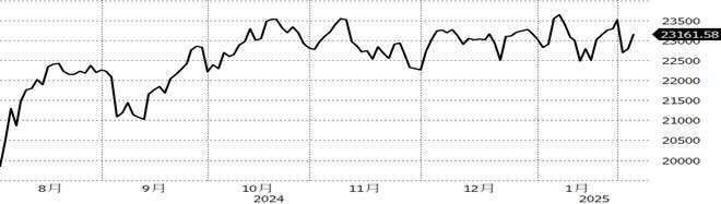 （資料來源：Bloomberg, 截至2025/2/5）