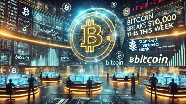 渣打銀行：比特幣本周突破10萬　Bitcoin掛勾代幣BTCBULL 3日已售200萬！ (圖：業者提供)