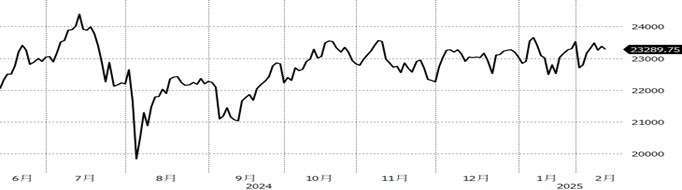 （資料來源：Bloomberg, 截至2025/2/12）