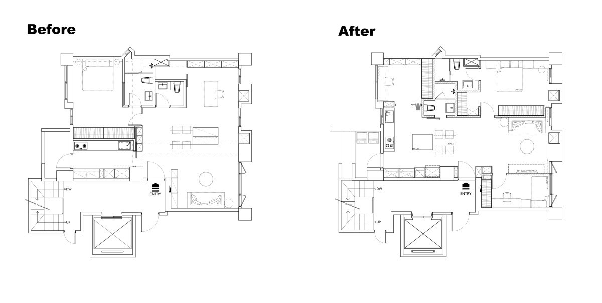 （Before+After）平面圖提供_耀昀創意設計。