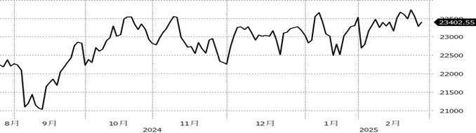 （資料來源：Bloomberg, 截至2025/2/26）