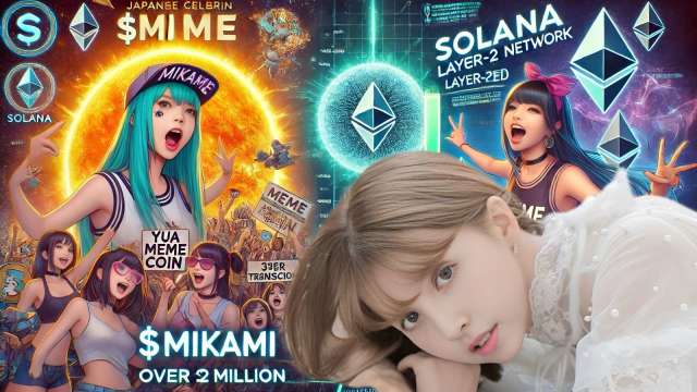 三上悠亞迷因幣$MIKAMI狂吸200萬美元 Solana項目$SOLX預售更突破3,200萬(圖:業者提供)
