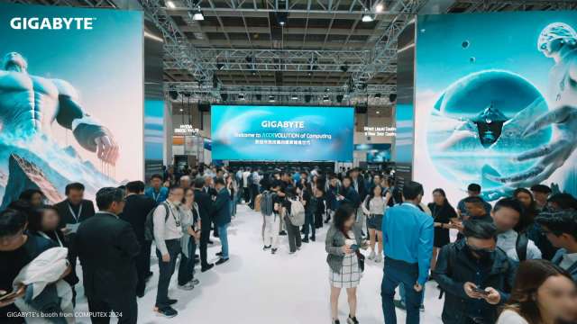 技嘉參展COMPUTEX 展示NVIDIA GB300產品、液冷解決方案。(圖:技嘉提供)